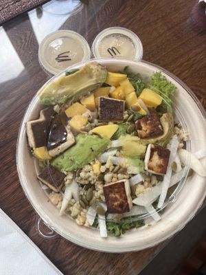 Tropical salad - Vegan and Gluten Free!  at Yuma Fritas in Rochester