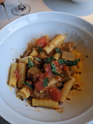 Rigatoni alla norma at Small Batch in St Louis