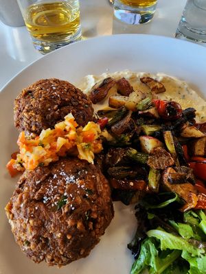 Lions mane with root vegetables.  So unbelievable delicious! at Small Batch in St Louis