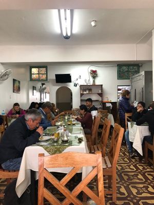 Inside at Sayel in Lima