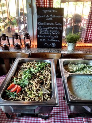 Thursdays vegan menu at Gaststätte Tremonia Auch Porreebar in Dortmund