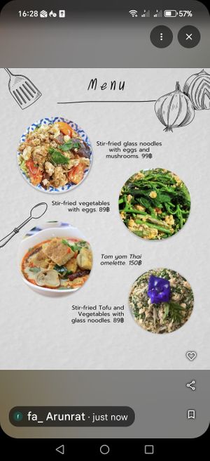 Menu at Alnuwr The Light Cafe in Nuea-khlong District
