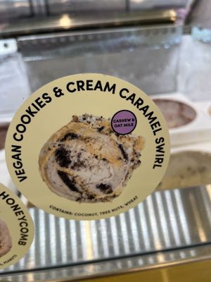 Vegan Selections  at Van Leeuwen Ice Cream in Delray Beach