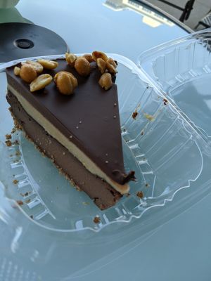 Peanut Butter Candy Bar Cheesecake (gf) at Modern Love in Omaha