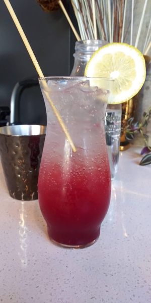 Non-alcoholic beverage at Modern Love in Omaha