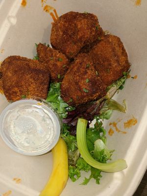 Buffalo seitan wings at Modern Love in Omaha