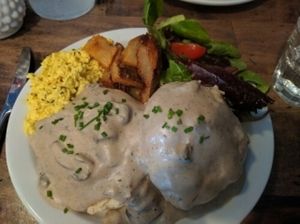 Biscuits and Gravy at Modern Love in Omaha