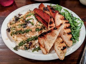 Roasted Garlic Alfredo at Modern Love in Omaha