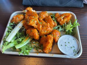 Buffalo cauliflower- absolutely delicious!  at Modern Love in Omaha