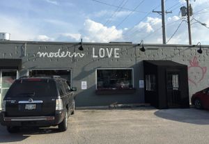 parking at Modern Love in Omaha