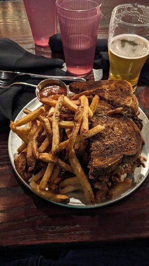 Awesome vegan rueben at Modern Love in Omaha