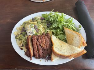 Roasted Garlic Alfredoo  at Modern Love in Omaha