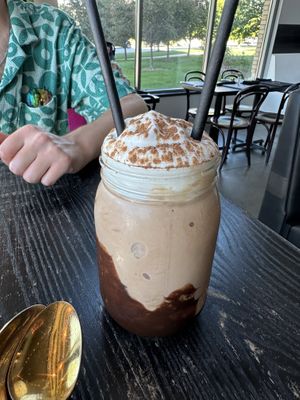 Chocolate shake  at Modern Love in Omaha