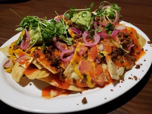Nachos at Modern Love in Omaha