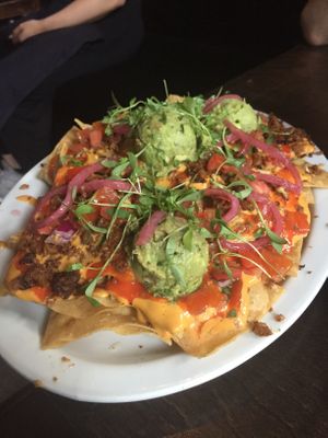 Nachos Molo 👌🏽 at Modern Love in Omaha