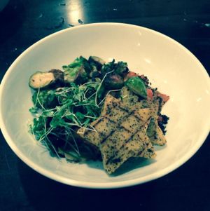 Polenta Romesco at Modern Love in Omaha