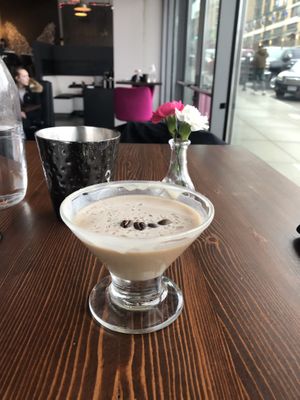 Vanilla latte martini at Modern Love in Omaha