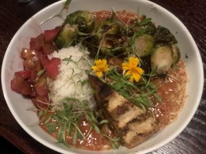 Indian dish  at Modern Love in Omaha