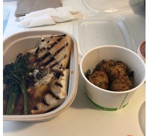 Vegan Gnocchi and fried cashew mozzarella balls  at Modern Love in Omaha