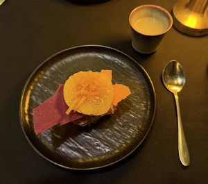 Chocolate avocado mousse   at Alkemē in Santa Fe