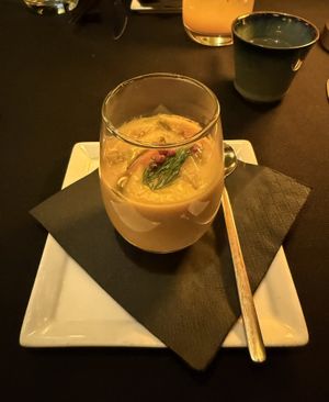 Carrot soupp  at Alkemē in Santa Fe