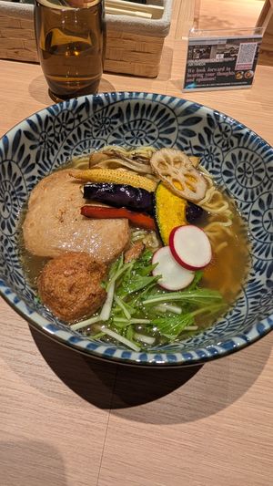 Vegan ramen at Honolu Premier in Tokyo
