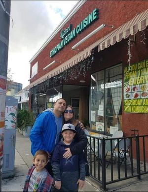 Family! at Rahel's Vegan Cuisine in Los Angeles