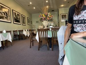 Great room.   at Rahel's Vegan Cuisine in Los Angeles