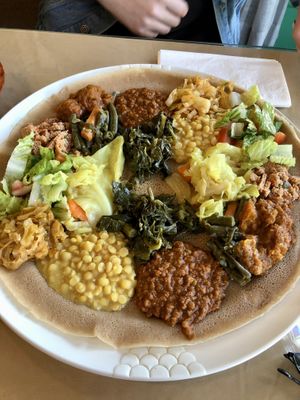   at Rahel's Vegan Cuisine in Los Angeles