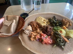 HUDADE SPECIAL COMBO  at Rahel's Vegan Cuisine in Los Angeles