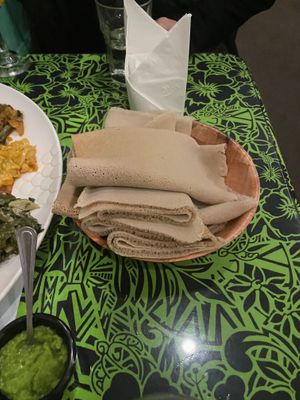 Injira  at Rahel's Vegan Cuisine in Los Angeles