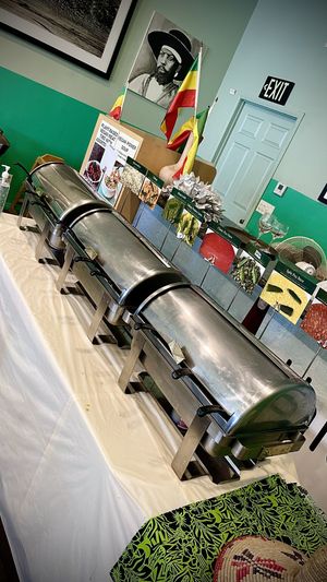   at Rahel's Vegan Cuisine in Los Angeles