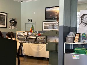   at Rahel's Vegan Cuisine in Los Angeles