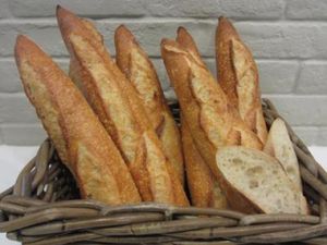 Organic baguette at LOVEinBread in Central Singapore