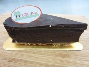 Raw Chocolate Avocado Cake! at LOVEinBread in Central Singapore