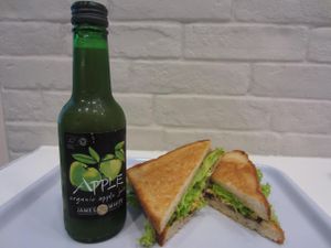 Mushroom 'Cheese' Sandwich Meal at LOVEinBread in Central Singapore