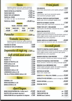 Menu   at K-Bistrot in Milazzo