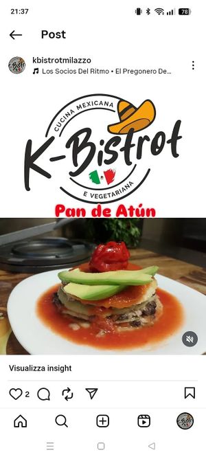 Pane con Non tonno at K-Bistrot in Milazzo