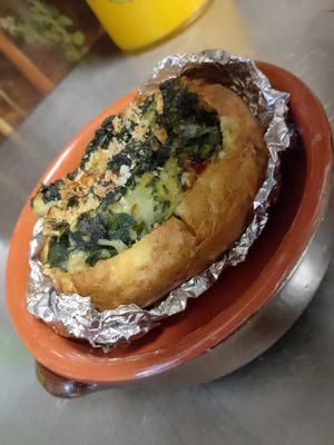 Patata ripiena at K-Bistrot in Milazzo