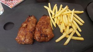 Not chicken drumsticks at K-Bistrot in Milazzo