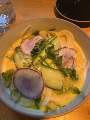 Tiradito - stevige koriandersmaak  at Foodbar 39 in Den Burg