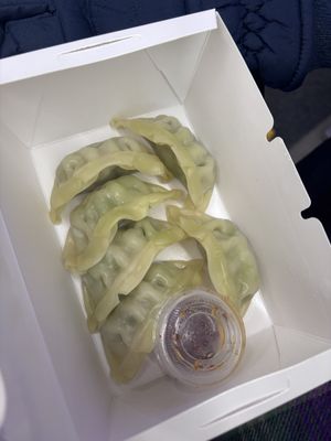 chicken dumplings   at Mr. Wu Dim Sum in New York City