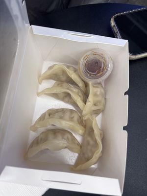 beef dumplings   at Mr. Wu Dim Sum in New York City