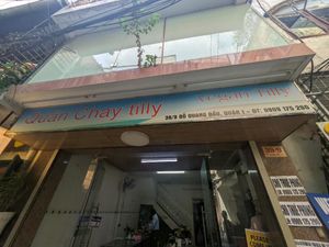 Front of the restaurant at Tilly Vegan in Ho Chi Minh City