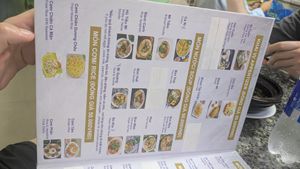 Menu 2/4 at Tilly Vegan in Ho Chi Minh City