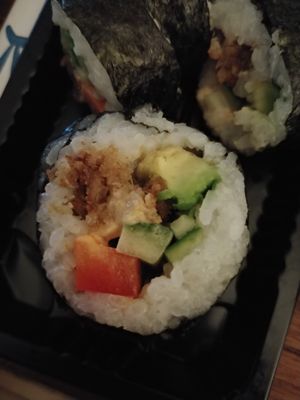 Tropical Sushi Roll : No Pineapple, instead tomato   at Yuan in Montreal