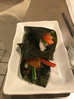 Brown rice & regular cone at Yuan in Montreal