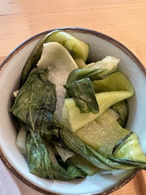 Pak choi  at NaBi by Bgood in Milan