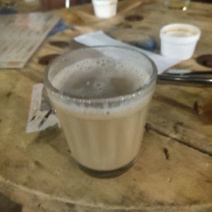 Coffe with plant based milk at Padamor Moreré in Cairu