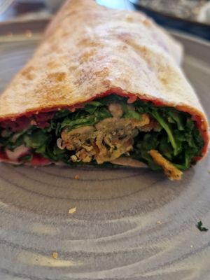 Falafel wrap at Simple Simon in Donegal